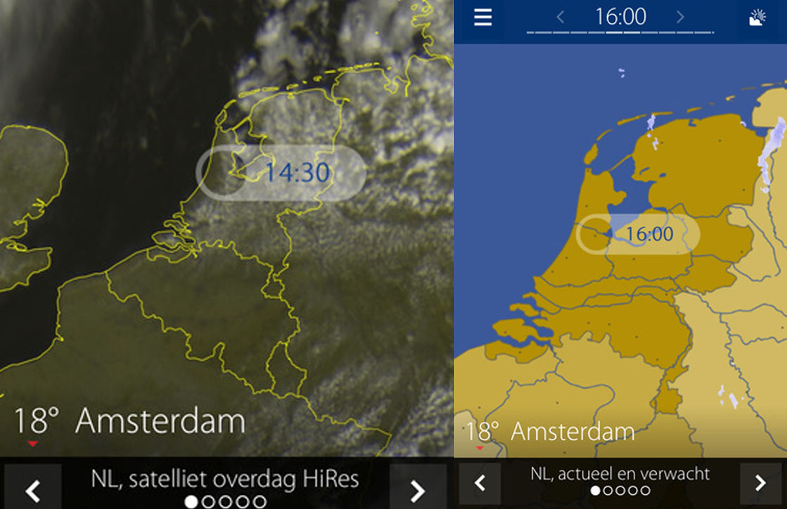 Weerslag: de nieuwe weer-app van de makers van Buienradar