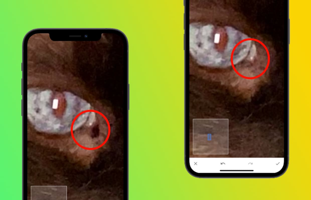 Remove Stains with Snapseed on iPhone