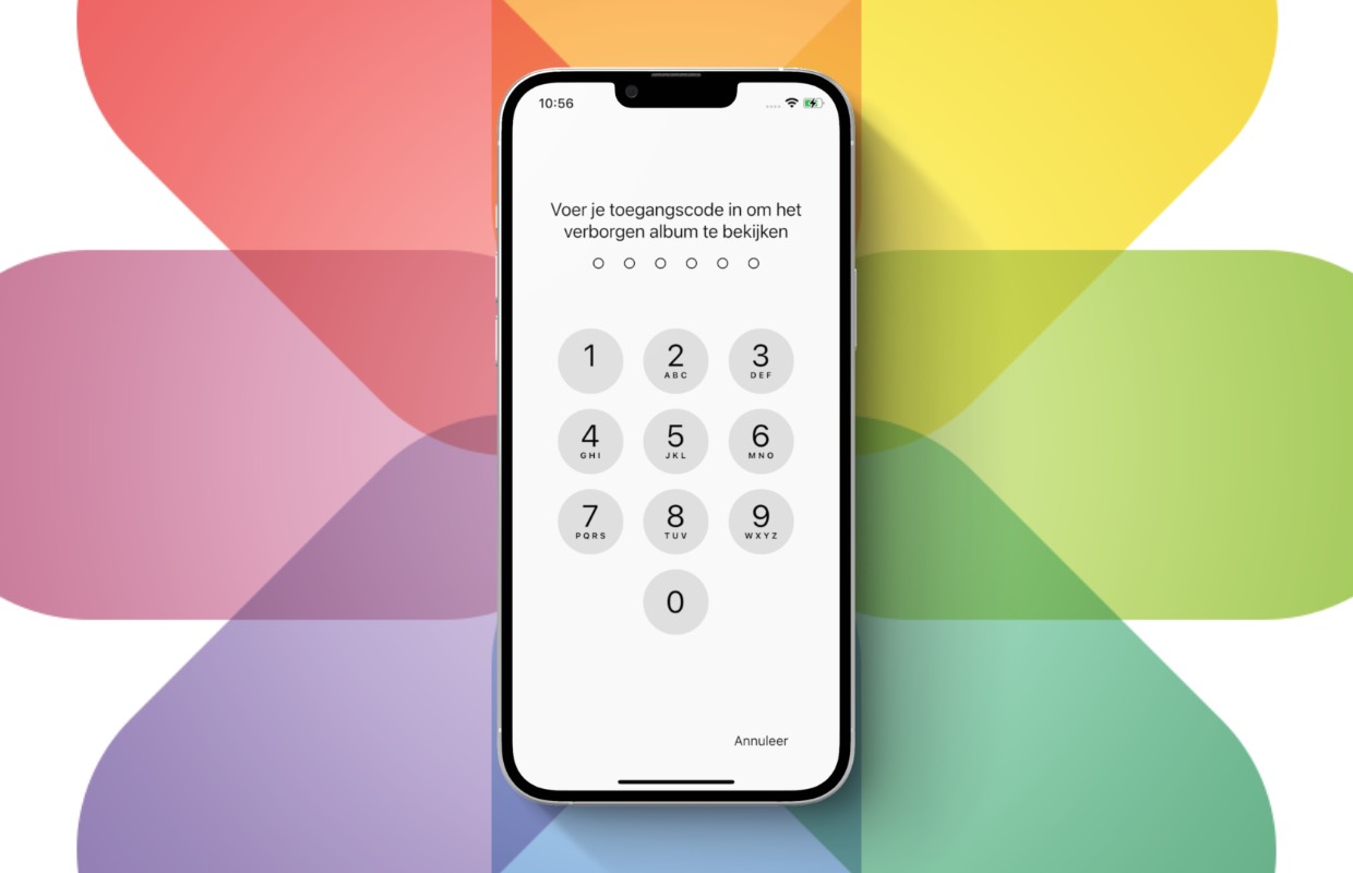 lock your hidden photos with a code