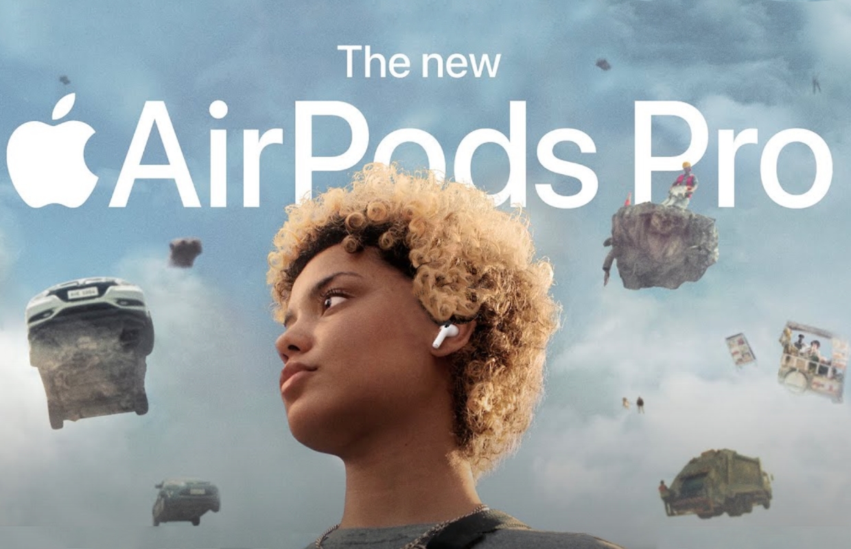 Check out this cool advertisement from Apple about the AirPods Pro 2