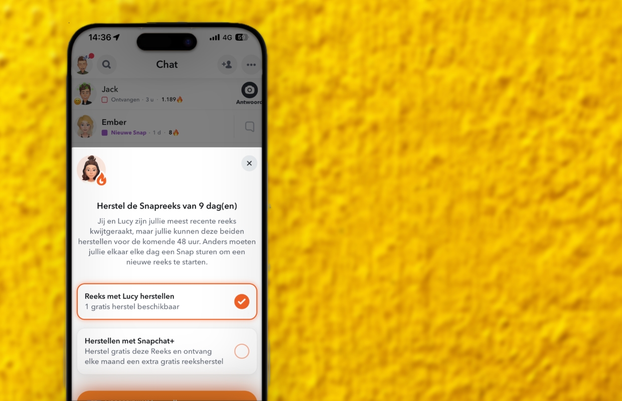 Snapchat streak kwijt? Zo krijg je jouw snapreeks weer terug