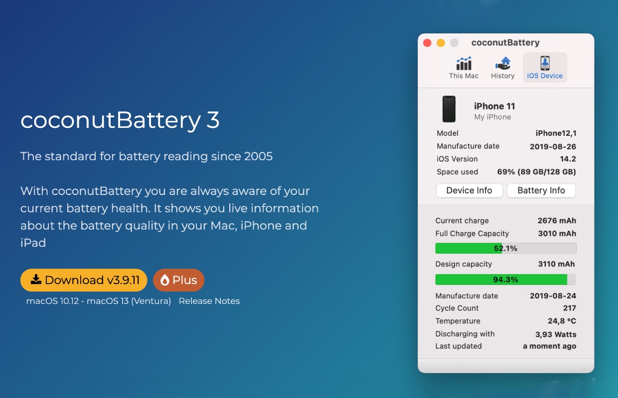 ipad batterij checken