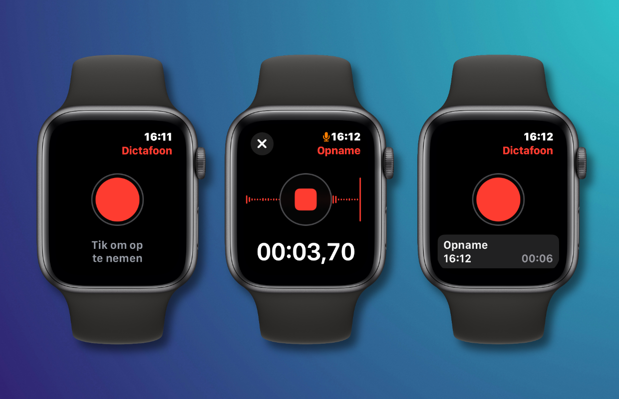 dictafoon apple watch