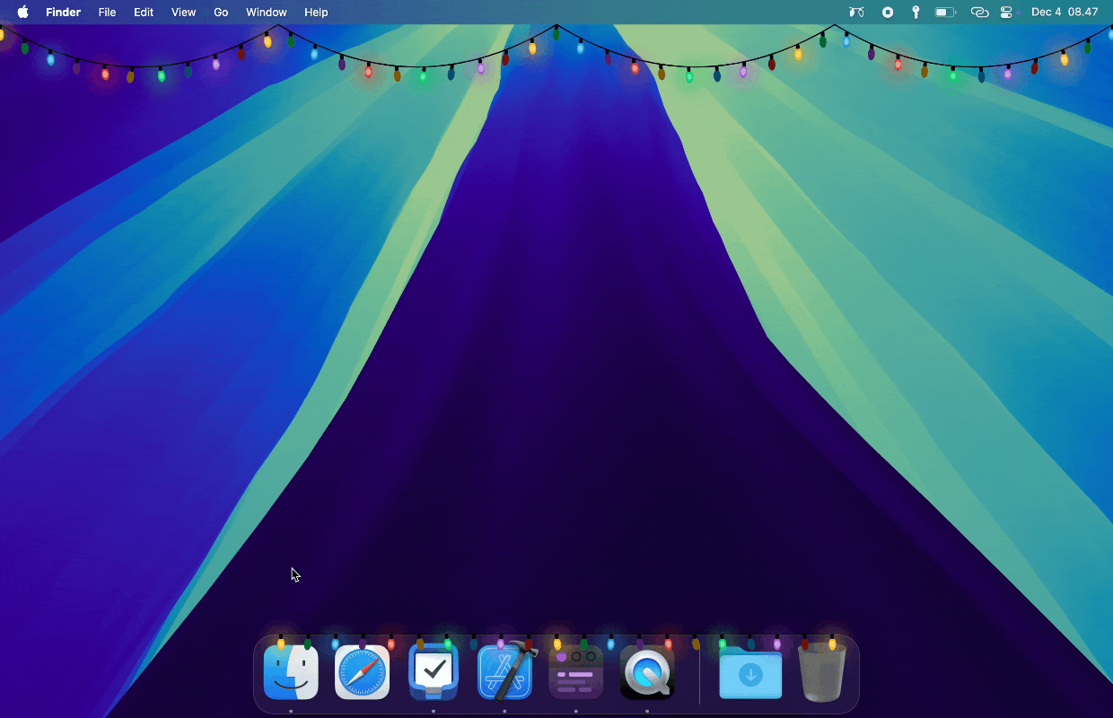 Zien: deze app geeft je Mac kerstverlichting