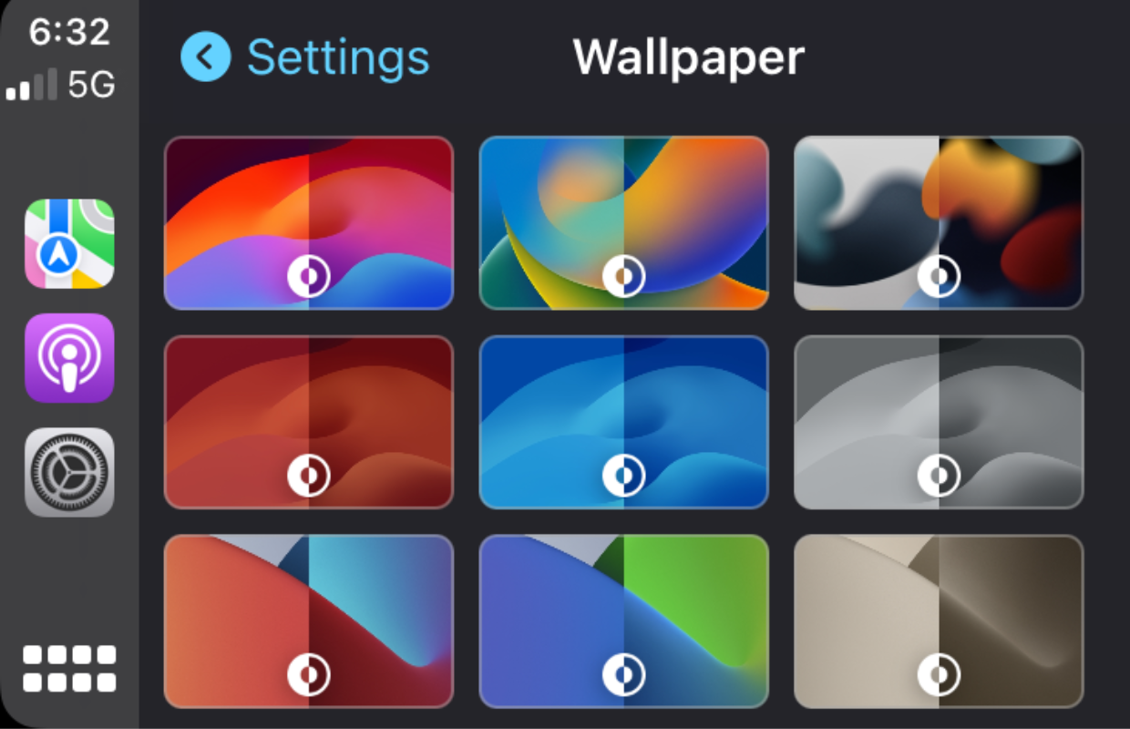 apple carplay achtergrond