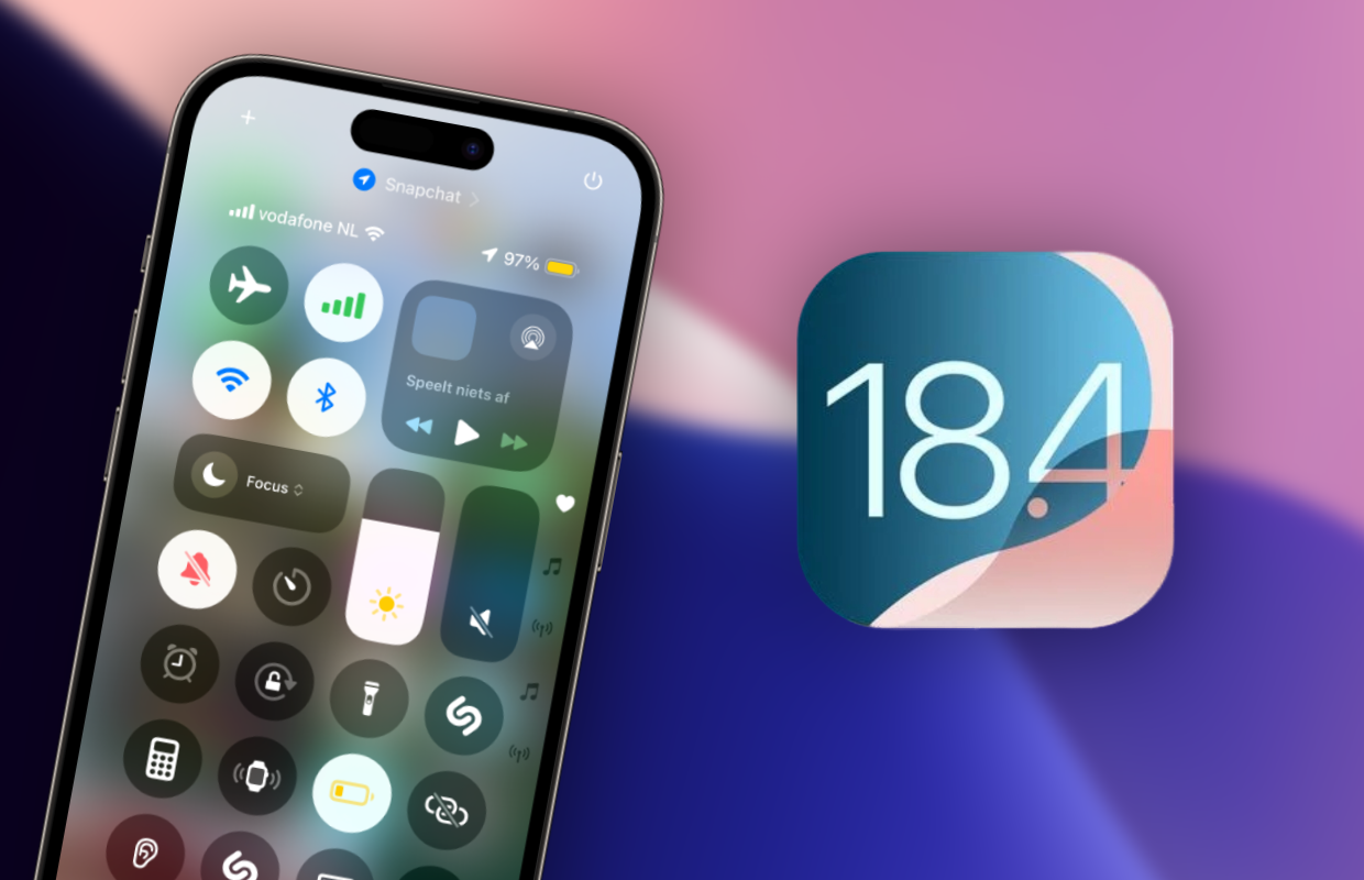iOS 18.4 verbetert het Bedieningspaneel: dit is nieuw