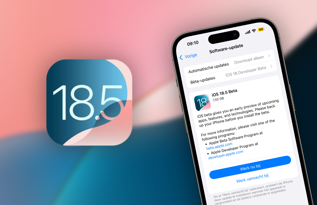 iOS 18.5 bèta 1 is uit (met deze verbeteringen voor je iPhone)