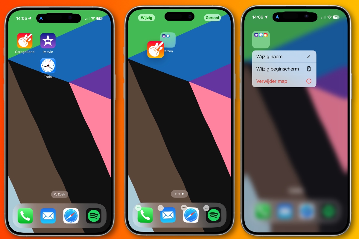 Discarding folder iPhone