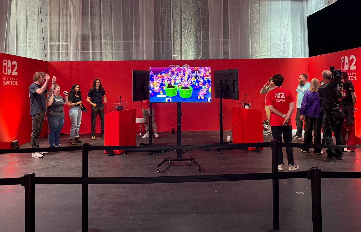 Nintendo Switch 2 Mario Party with camera