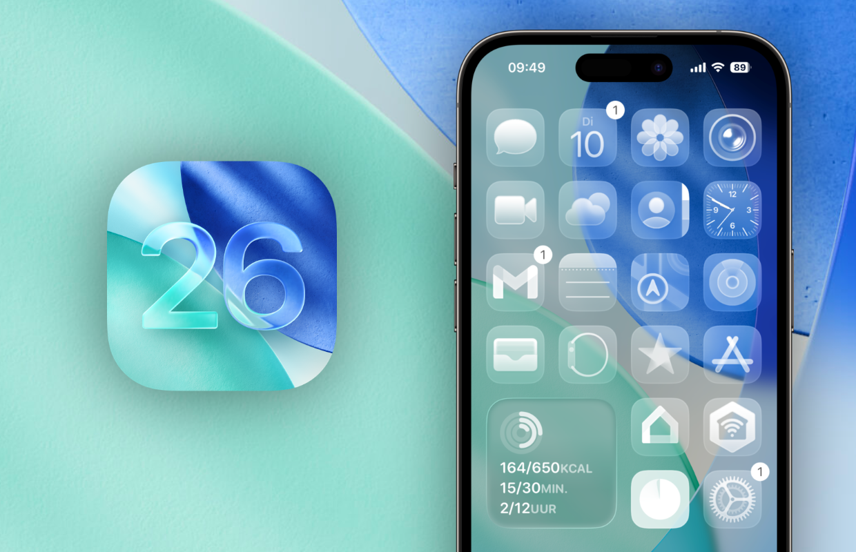 iOS 26 mét Liquid Glass: dit is het nieuwe ontwerp op de iPhone