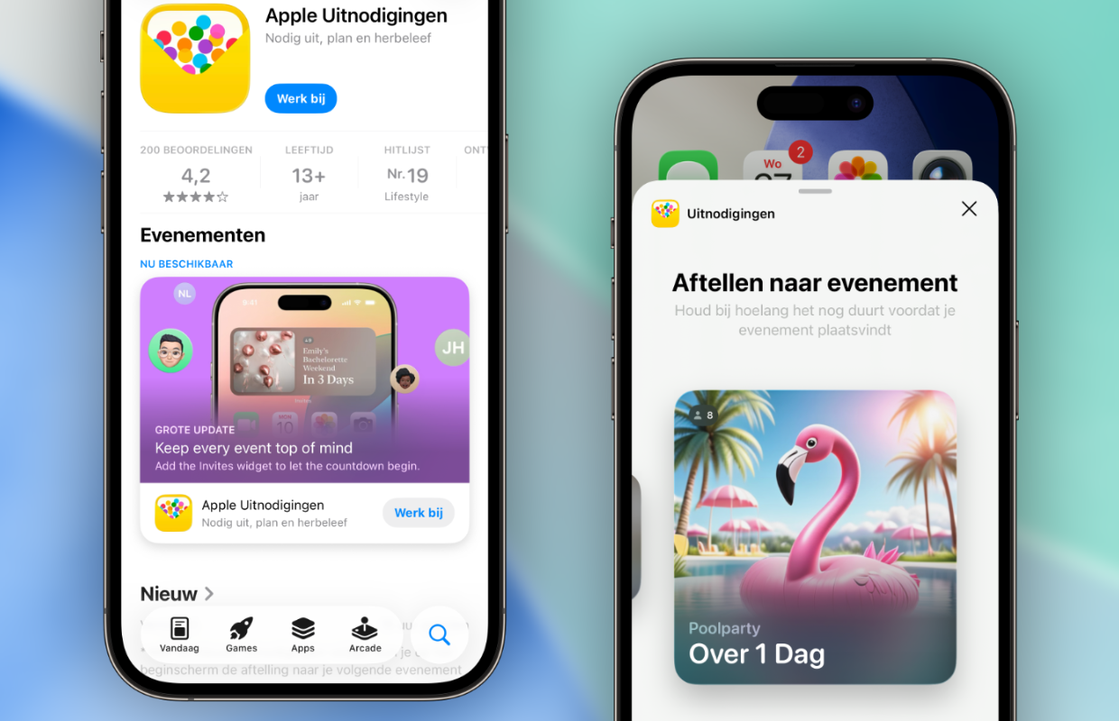 Apple Invitations Widget