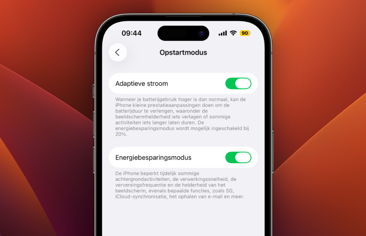 iPhone battery function adaptive electricity