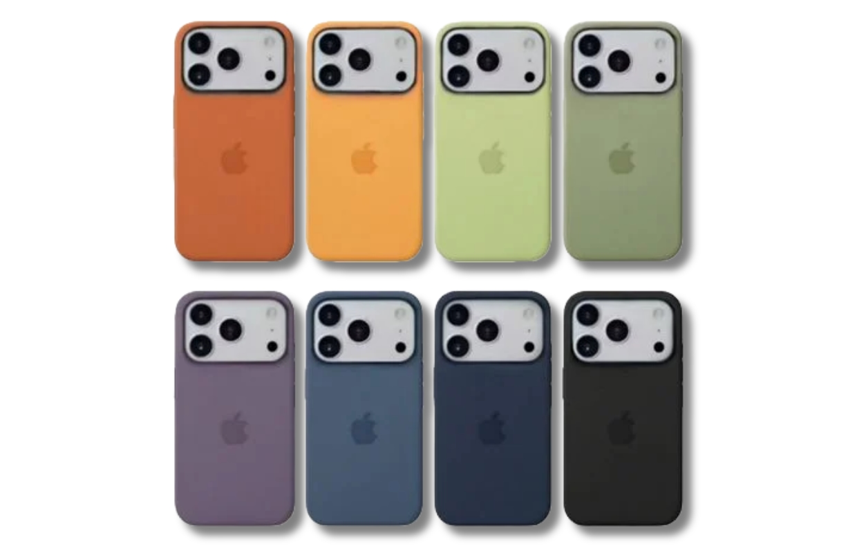 iPhone 17 Pro (Max) Liquid silicone covers in striking colors iPhone 17 Pro (Max) Liquid silicone covers in striking colors