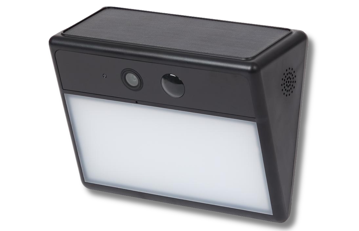 Action has a solar wall lamp with camera for only 35 euros!