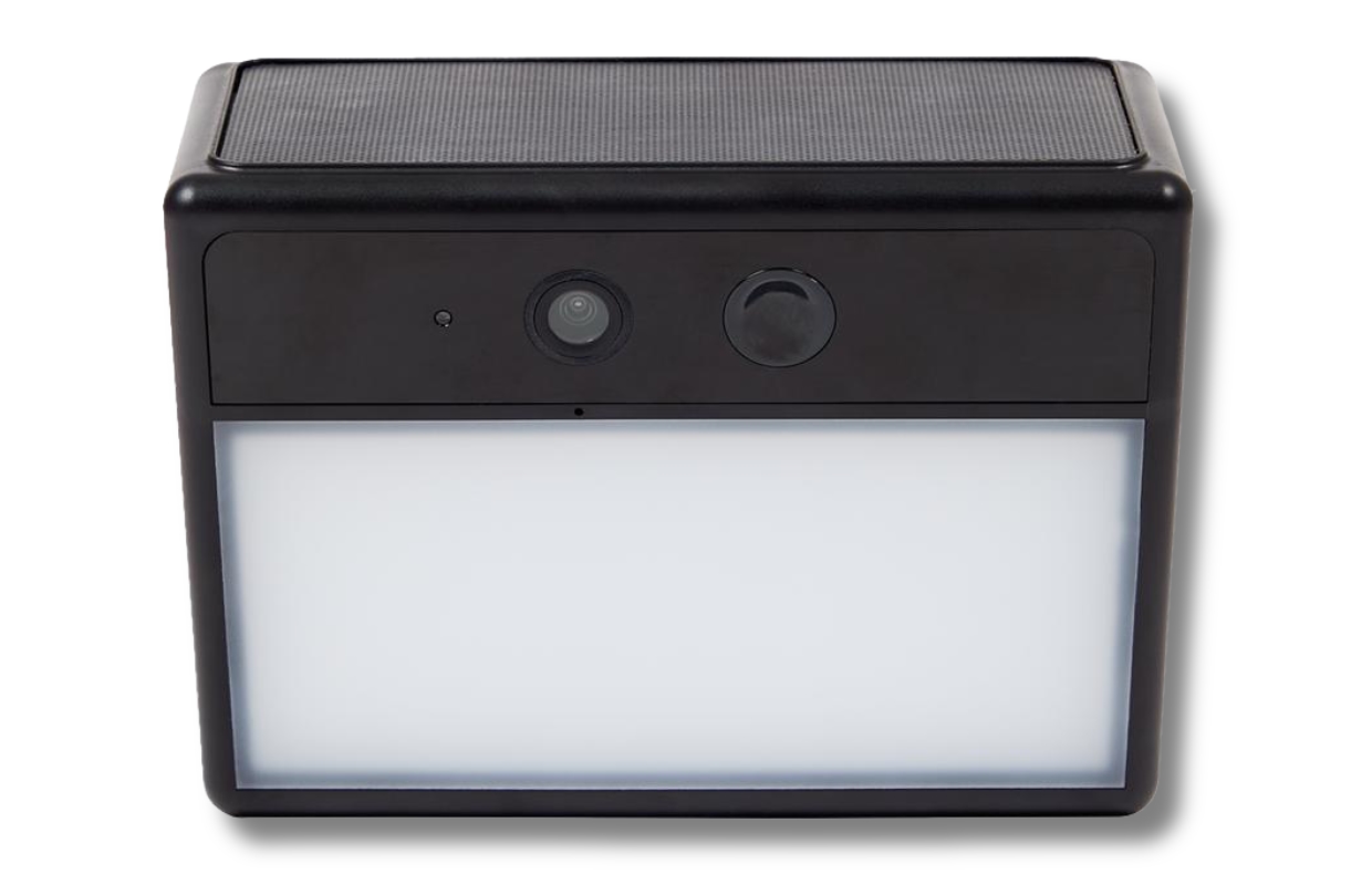 Action wall lamp camera