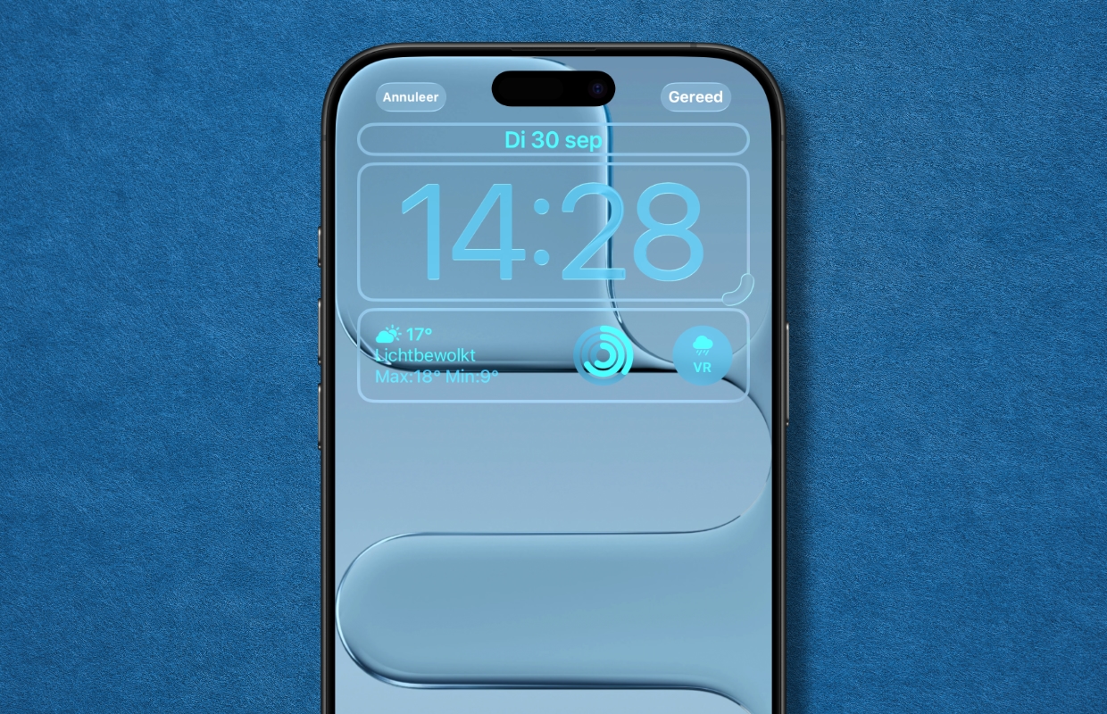 iOS 26 – Set iPhone background (you do it that way)