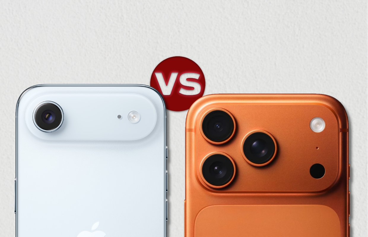 iPhone Air vs iPhone 17 Pro: dit zijn de verschillen tussen de toestellen