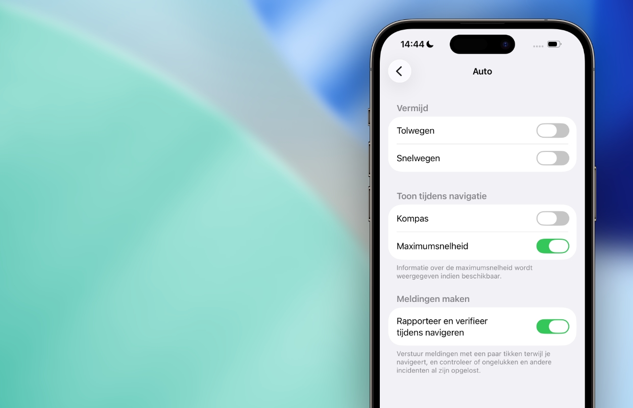 carplay avoid toll roads