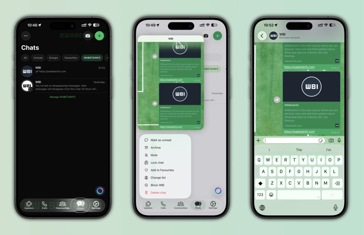 WhatsApp gets a completely new design (but only on the iPhone)