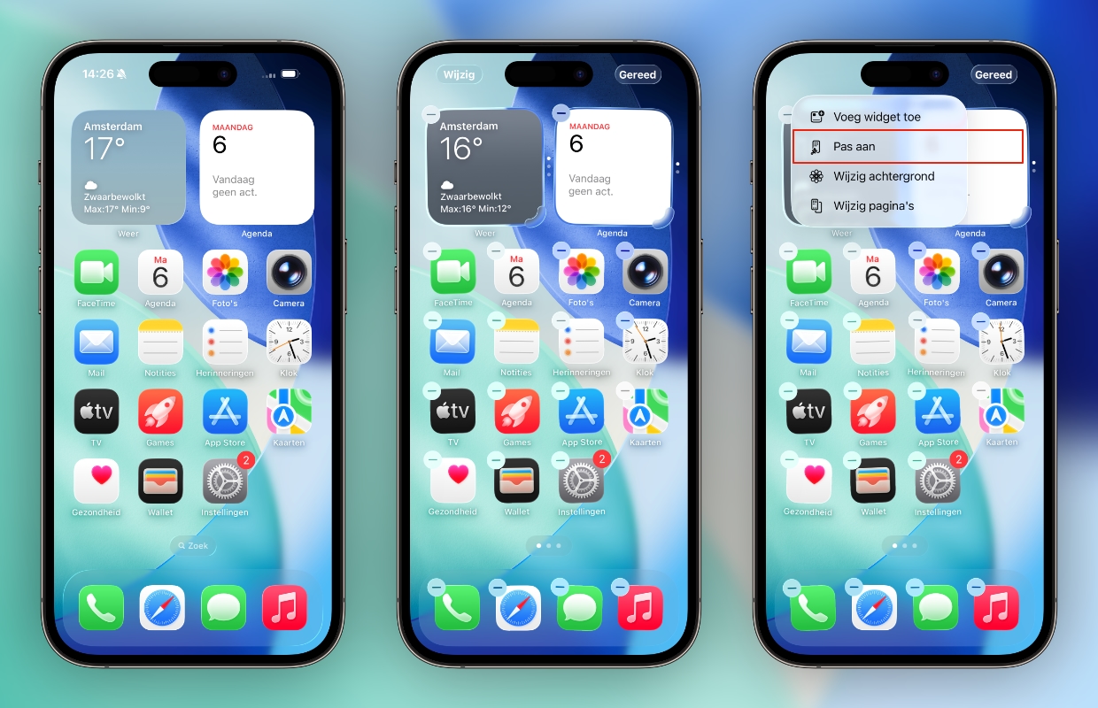 Liquid Glass at apps in iOS 26: This way you set the clear view on your iPhone