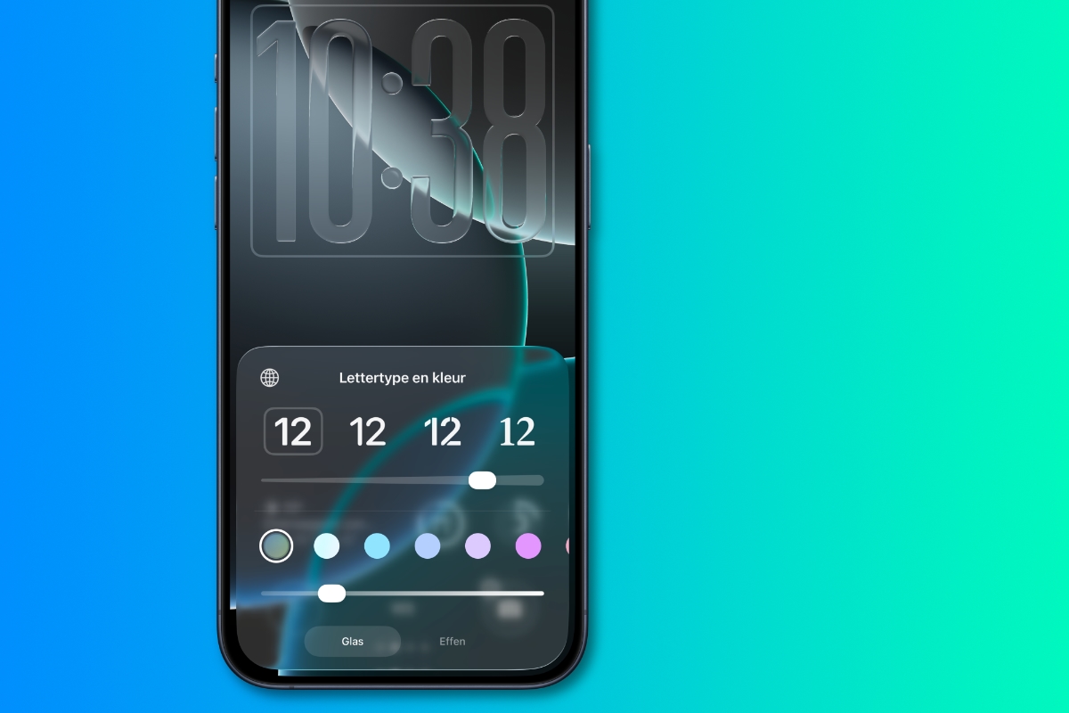 iOS 26.2 liquid glass lock screen