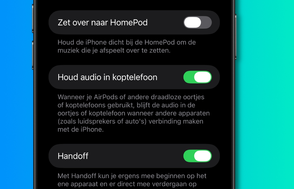 headphones airpods ios 26