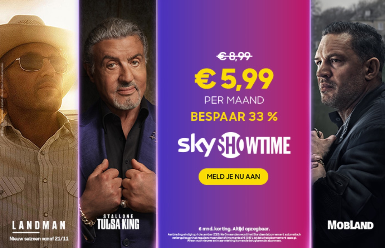 Get a 33% discount and watch SkyShowtime for less than 6 euros per month
