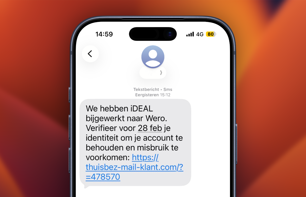 ‘iDEAL has been updated to Wero’: beware of this dangerous spam message ‘iDEAL has been updated to Wero’: beware of this dangerous spam message